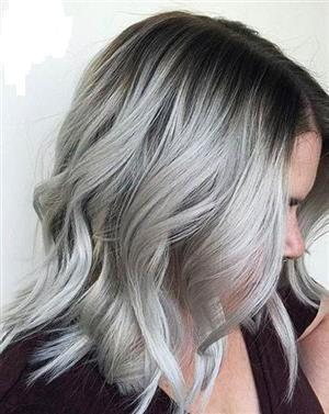 Nagyon világos ezüst szürke haj készítő hajfesték és szőkítőpor szett KINBLOND5