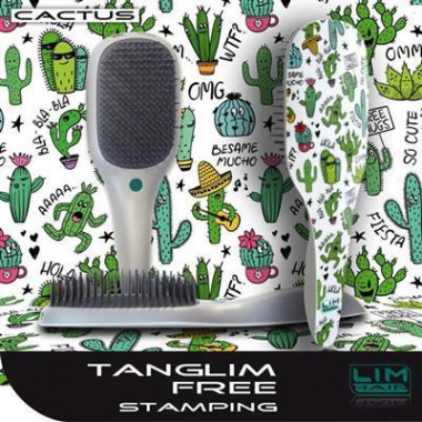 Hajkisimító és szuper hajbontó kefe Tanglim Exclusive Free-Cactus